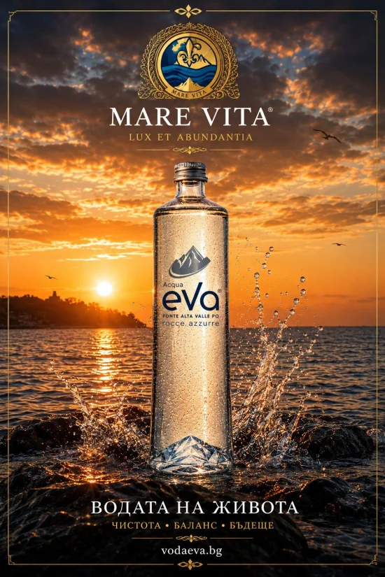 Натурална минерална вода Acqua Eva 750 ml Стъклена бутилка