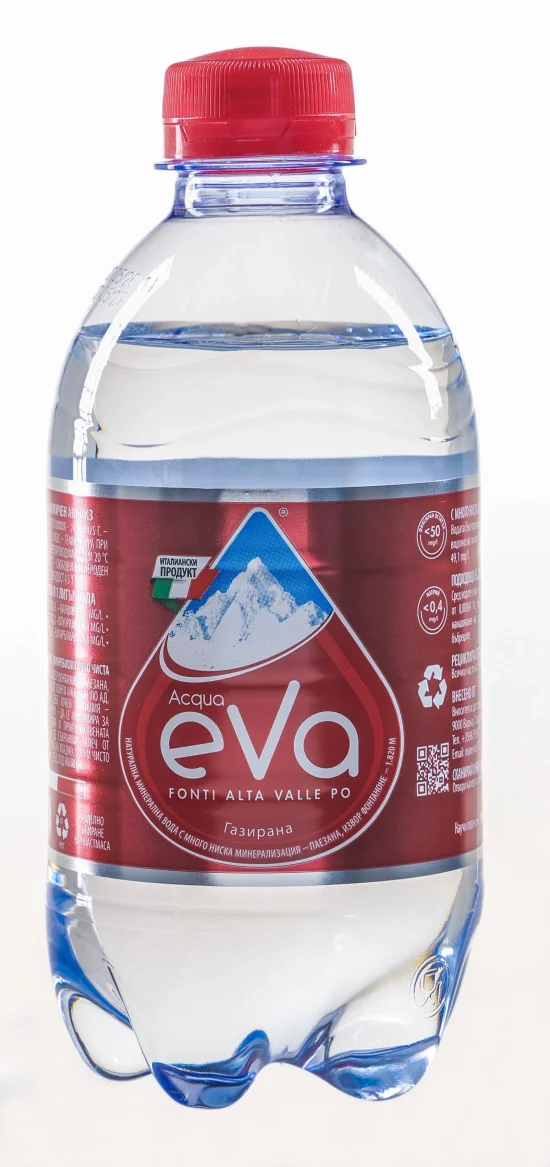 Газирана вода Газирана минерална вода Acqua EVA 330 мл PET