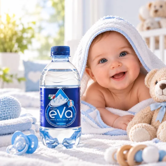 Натурална минерална вода Натурална минерална вода Acqua EVA 330 мл PET