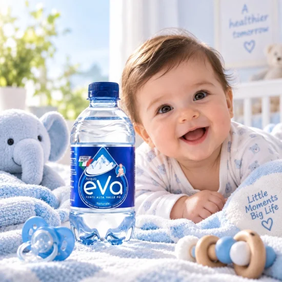 Натурална минерална вода Натурална минерална вода Acqua EVA 330 мл PET