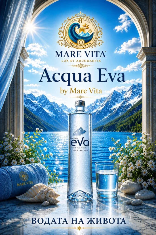Acqua Eva 750 ml Стъклена бутилка
